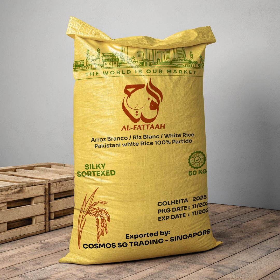 AL-FATTAAH white rice, yellow 50 kg bag