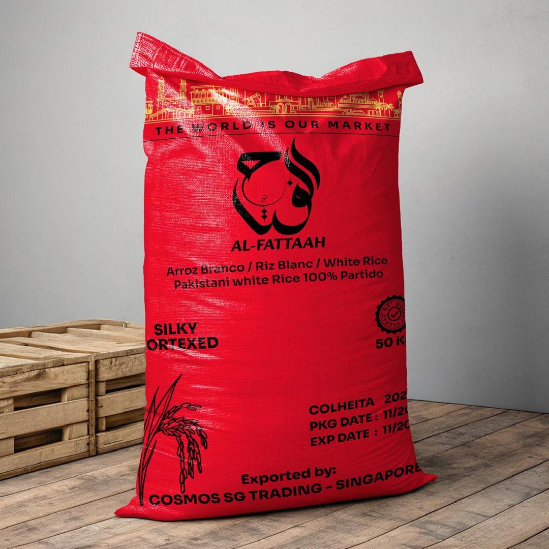 AL-FATTAAH white rice, red 50 kg bag